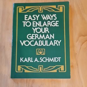 German Vocabulary Book by Karl A. Schmidt, Good Used Condition,  1974